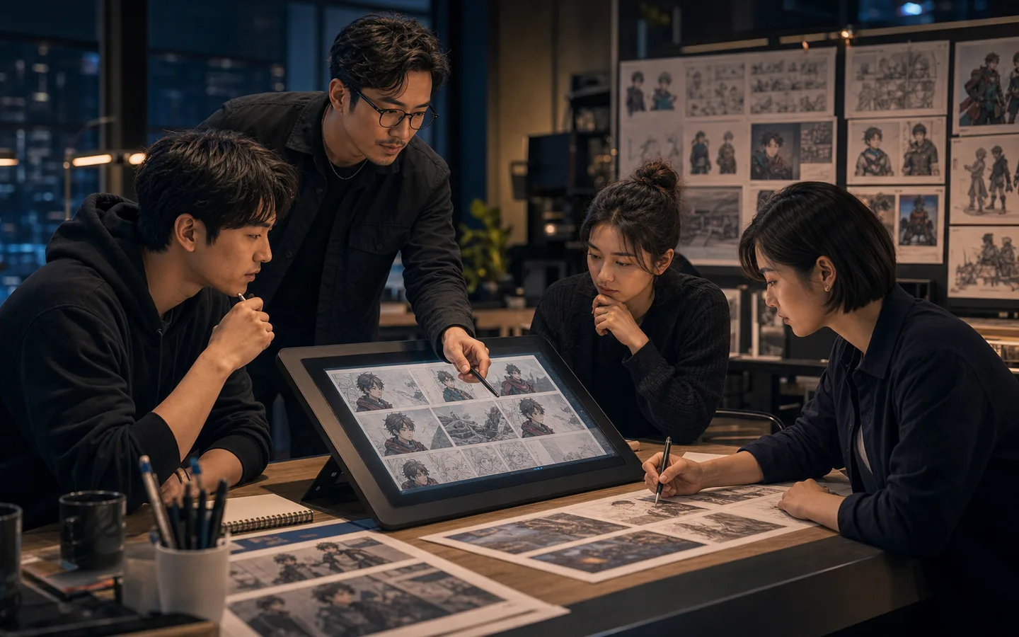 AI动漫项目评审工作坊教学示范
